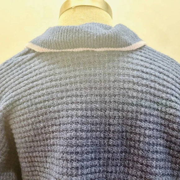 NWT SO GOODS FOR LIFE Juniors Long Sleeve V-Neck Pullover Blue Sweater Size XXL - Picture 7 of 12